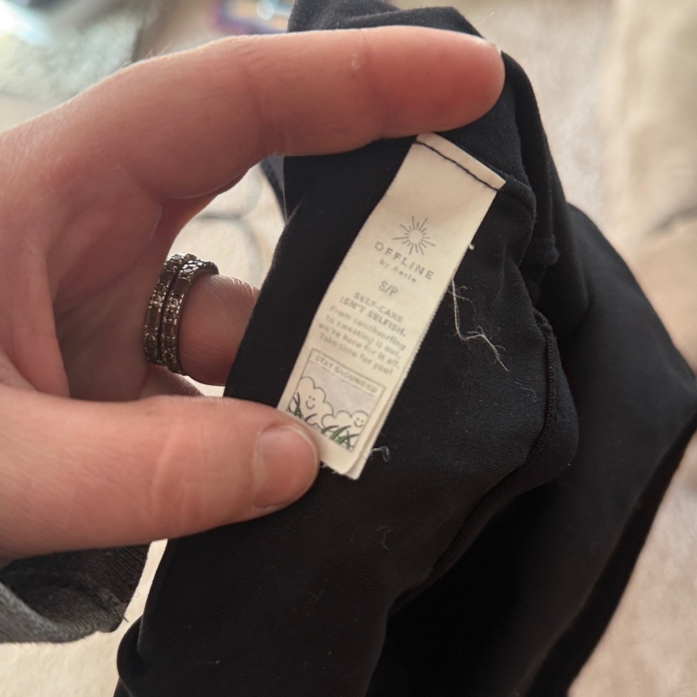 Aerie Black Women's Jumpsuit offline by aerie size small tank top style sleek - Picture 7 of 7